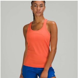 Lululemon Athletica Vibrant Orange Tank Top